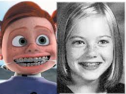 Can you find nemo hiding in the big blue? Emma Stone A Real Life Darla From Finding Nemo Face Shapes 101