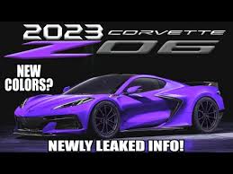 2023 C8 Corvette Z06 New Colors Green