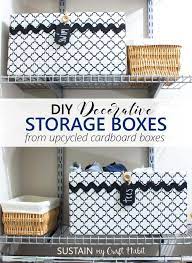 easy fabric covered diy storage box