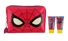 spiderman spidery wash bag glow in the