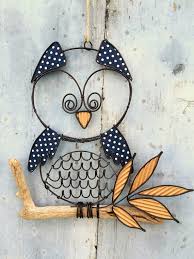 Owl Owl Annealed Wire Bird Wall