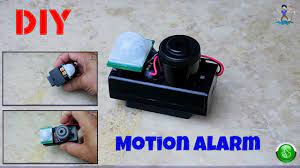 portable motion detecting alarm pir