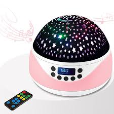 Music Projection Lamp Baby Night Light With Timer Rotating Stars Night Light Projector For Kids Sleeps Helper Gift 8145800 2020 31 49
