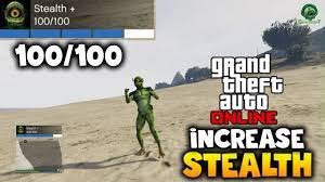 increase stealth skill 100 100 afk
