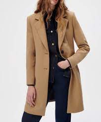 Zara Women Italian Wool Blend Coat