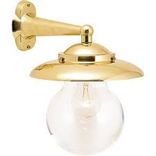 Goriki Island Brass Bracket Lamp Clear Glass Normal Bulb Br2071 Cl 1pc
