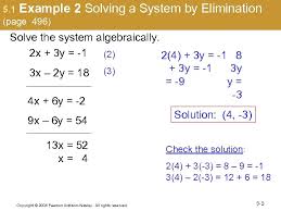 5 1 systems of linear equations 5 1