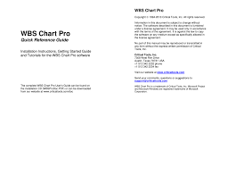 Wbs Chart Pro