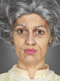 old age wrinkles make up set