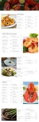 lobster house seafood restaurant menu