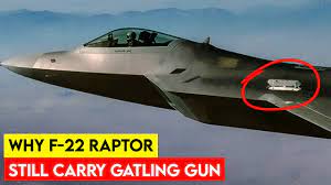 F 22 raptor machine gun