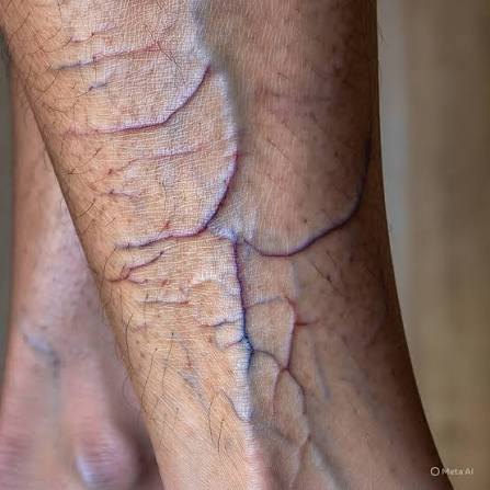 If you have purple veins on legs, it means you are… See more 👇👇