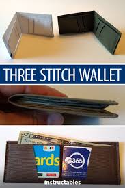 Tape your bivy's foot end closed and seal half of the open side. Three Stitch Wallet Leather Projects Tyvek Wallet Stitching Leather