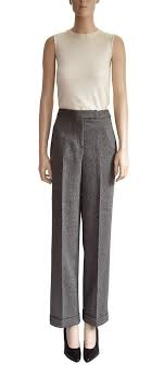 Vintage 1990s Pants 90s Larry Levine Brown Tweed Pants Size 8