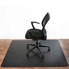 black plastic chair mat for hard floors