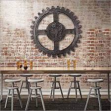 Antique Wooden Gear Wall Decoration