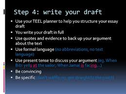 TEEL Essay structure