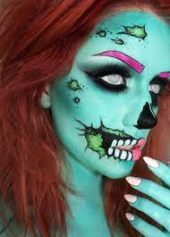 pop art zombie makeup boing boing