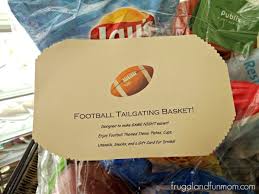 football themed gift basket idea