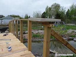 Handrail Ideas For A Garden Bridge