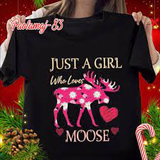 just a who loves moose lover gift