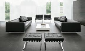 Stunning Black Leather Sofas