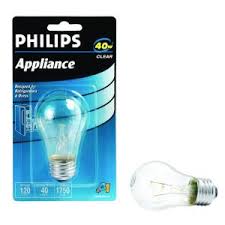 Philips 40 Watt A15 Incandescent Clear Appliance Light Bulb 416768 The Home Depot