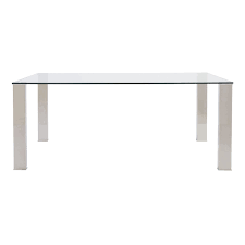 The finland dining table is the latest addition to the glicks range. 76 X 90 X 90 Cm Premier Housewares Metropolitan Round Glass Dining Table With Chrome Leg Home Kitchen Furniture