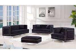 lucas black velvet sofa and loveseat