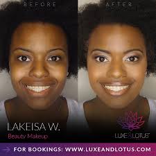 beauty before after luxe