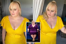 🤔 what will my goal be for 2021?? Rebel Wilson Shows Off Weight Loss In Plunging Yellow Dress As Actress Continues To Wow Fans