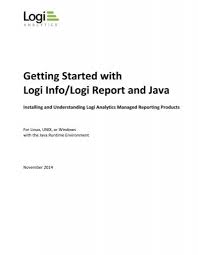 Logi Info And Java Logi Devnet Logixml