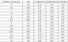 39 Ageless Foot Measurement Shoe Size Chart