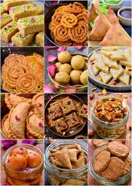 diwali snacks sweets platter