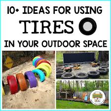 ideas for using tires in your outdoor