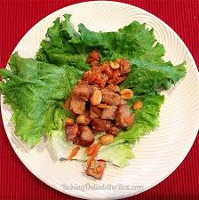 chinese pork lettuce wraps keto