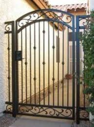 Iron Fence Design Metal Garden Gate