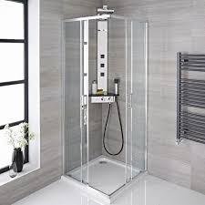 The only way to entirely prevent spotting and soap scum to wipe down the shower door after every use. The Best Shower Enclosures For Maximising Space In Small Bathrooms