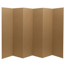 6 Ft Tall Brown Temporary Cardboard
