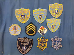 motor vehicles police patch lot