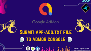 verify admob app ads txt submit app