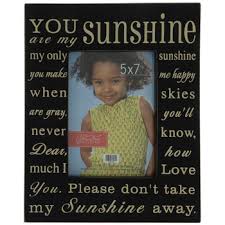 You Are My Sunshine Wood Frame 5 X 7