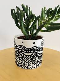 We're making london greener, and we want you to join us. Hubert Bearded Face Ceramic Plant Pot Planter