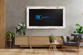 Rustic White Tv Graphic Wall Art