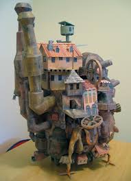 howl s moving castle papercraft is made