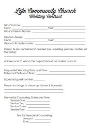 44 sle wedding contract templates