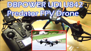 dbpower udi u842 predator drone 720p