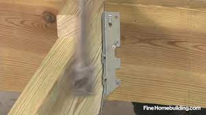 how to install a joist hanger you
