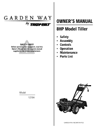 troy bilt garden way 12194 owner s