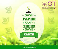 GT Group Of Institutions - Save Paper – Save The Planet 😊 #Earth #Planet  #Paper #SavePaper #Saveearth #Saveplanet #Saveworld #Savetrees #trees  #Chennai #CBSE #CBSESchool #Education #Awareness #Neelankarai #Thiruvallur  #Redhills #ECR #Admission ...